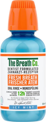 The Breath Co. Dentist Formulated Mouthwash for 12 Hours of Fresh Breath, ICY Mint Fl