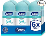 6 desodorantes Sanex Dermo+ Active Freshness Antitranspirante Roll-On 50ml por 8,71€