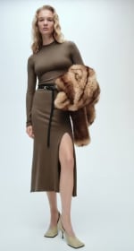 Vestido punto abertura por 4.99€