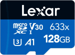 Lexar 633x 128GB microSD-kaart voor €15,80 bij Amazon
