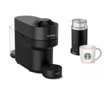 Nespresso DELONGHI Vertuo Pop Noir + mousseur de lait + 1 Mug à 79,99€