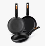 Monix Fuego Set 3 Sartenes, Lote 18, 22 y 26 cm todas cocinas por 26,55€