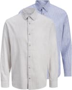 JACK & JONES Jjesummer Linen Blend Shirt (pack de 2) por 24,17€