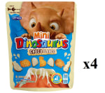 4 x Mini Dinosaurus Chocolate Blanco con cierre ZIP 100g por 4.77€