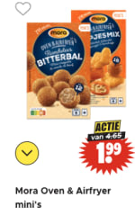 Mora Oven & Airfryer mini's voor €1,99 bij Dirk