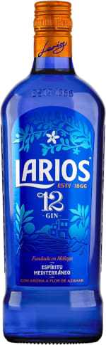 Larios 12 Ginebra Premium Mediterránea 70 cl por 20,62€