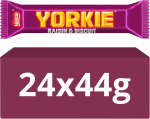 Nestlé Yorkie Raisin & Biscuit chocolate bars (24 x 44g) for £10.83 at Amazon