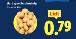 4 kilo kruimige aardappelen voor €0,79 bij de Lidl