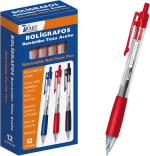 D'Art 79417, caja de 12 bolígrafos retractiles (1 mm) por 2,55€ en Amazon