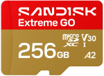 SanDisk Extreme GO microSDXC 256 GB voor €53 bij Bol