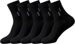 ZEROUS 5 Pares Calcetines Hombre 100% Algodón por $99 en Amazon