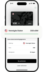 Gigs 3 GB reis-eSIM voor €1 bij Rabobank