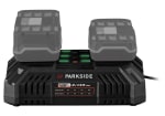 Parkside Dubbele acculader 20 V - 4,5 A voor 19,99 euro