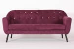 Purple Retro 3-Seater Sofa – Sold & Shipped by S S Johal & Sons Ltd – £99.99