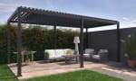 Pergola bioclimatique aluminium Triomphe - lames orientables, 6 x 3m à 2.319,99€