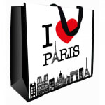 Bolsa de Compras Grande "I Love Paris" por 0.99€