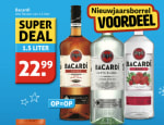 Bacardi 1,5L voor €22,99 bij Hoogvliet