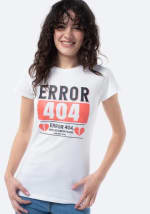 Camiseta de manga corta Error 404 amor no encontrado por 2,99€