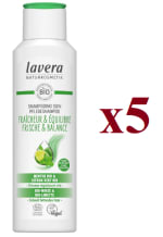 5 x Lavera Shampoo Bio 250 ml Equilibrante, Refrescante, Cuidado Natural por 14.95€