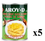 5 x AROY-D Bambú troceado en conserva 540 g por 3.95€