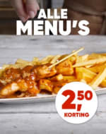 €2,50 korting op alle menu's bij Kwalitaria