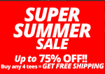 Tot 75% korting bij Qwertee Summer Sale