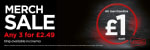 All film cups & premium merchandise £1 at Cineworld