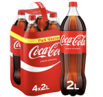 Refresco Coca-Cola Sabor Original Pack de 4 Botellas de 2L por 7,24€