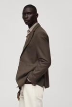 Mango americana mezcla lana slim fit por 35,99€