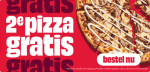 Gratis tweede pizza bij Domino's bij afhalen t/m 30 augustus