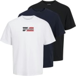 JACK&JONES JJECORP GRAPHIC TEE SS O-3PK (3-pack) voor €14,60 bij Bol