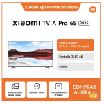 Xiaomi TV A Pro 65 2025 Pantalla QLED 4K Dolby Audio DTS-X DTS Virtual X por 357.80€