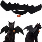 UXEWKL Disfraz Murciélago Halloween para Perros y Gatos por 5,99€ en Amazon