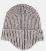 Gorro canalé liso con orejera coordinada de niño por 2.99€