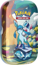 Pokémon TCG: Scarlet & Violet — Prismatic Evolutions Mini Tin – Glaceon (2 Booster Pa
