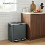 SONGMICSHOME Prullenbak met dubbel compartiment voor €31,64