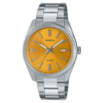 Casio Collection MTP-1302PD-9AVEF Yellow Dial Stainless Steel Bracelet Watch