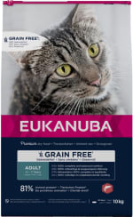 Eukanuba Adult Graanvrij Rijk aan Zalm 10 kg voor €44 bij Bol