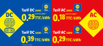 Recharge AC à 0,18€ le kWh chez Lidl
