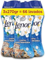 Lenor Perlas Perfume Ropa, Brisa Marina Y Jazmín 66 Lavados (3 x 270g) por 17.09€