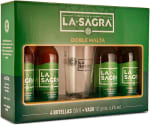 La Sagra Pack 4 Cervezas 330 ml de La Sagra Doble Malta + Vaso 1/2 pinta por 5,24€