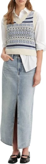 Levi's Ankle Column Skirt Falda Midi Mujer por 57,12€