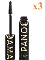 3 x L'Oréal Paris Máscara de Pestañas Panorama All Night Black por 19.35€