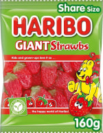 HARIBO Giant Strawbs 160g £0.91 S&S on Amazon