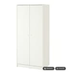 Armario con 2 puertas IKEA Kleppstad blanco por 74,99€