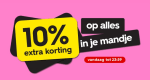 10% extra korting op bijna alles bij besteding vanaf €10 bij HEMA