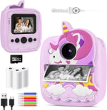 Cámara fotos infantil instantánea unicornio por 14.99€