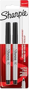 Sharpie Ultra Fine Point Permanent Markers - Black Ink, Twin Pack - £1.52 S&S