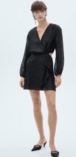 Vestido cruzado con aberturas laterales por 7.99€