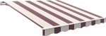 Tela Poliéster para toldo Kronos Essential rayas granate 4x2.5 m por 51.42€